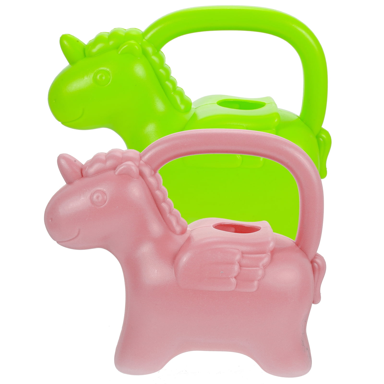 2 Pcs Childrens Outdoor Playsets Cartoon Watering Can Kids Gardening