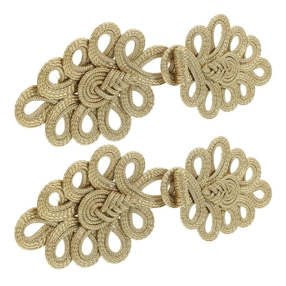 GOOHOCHY Hemoton 2pcs Outfit Sewing Buttons Chinese Knots Frog Closure Fasteners for Costumes