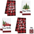 thumbnail image 1 of 2 Pcs Christmas Hand Towels,16 x 23.6 Inch Funny Kitchen Towels for Housewarming Gifts New Home, Christmas Kitchen Decor, 1 of 6