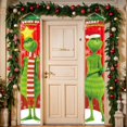 thumbnail image 1 of 2 Pcs Christmas Porch Banner Sign Decorations,Outdoor Indoor Xmas Decorations B, 1 of 6