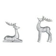 thumbnail image 1 of 2 Pcs Christmas Reindeer Sculpture Resin Deer Christmas Decoration Matte Resin Elk Statues for Home Decor Ideal for Living Room Bedroom Office Bookshelf and Desk Ornaments Holiday Decor, 1 of 6