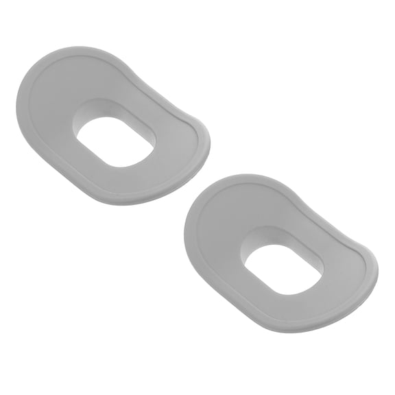 Homoyoyo Grey Silicone Lip Guards for Diving Gear, Comfortable Flexible Design, 2 Pieces Protective Mouthpiece Accessories