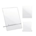 thumbnail image 1 of Zenghuiiii 2 Pcs Clear Acrylic Cookbook Stand For Kitchen Counter Adjustable Cookbook Holder Tablet Recipe Book Holder Display Rack For Kitchen Living Room Bedroom Fancy Christmas Ornament, 1 of 8