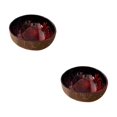 thumbnail image 1 of 2 Pcs Coconut Bowls, Natural Coconut Bowl, Coffee Table For Snacks Dishes Rice Fruits Dry Snack Storage Shell Bowls, Yogurt Smoothie Nuts Dessert Container, 1 of 3
