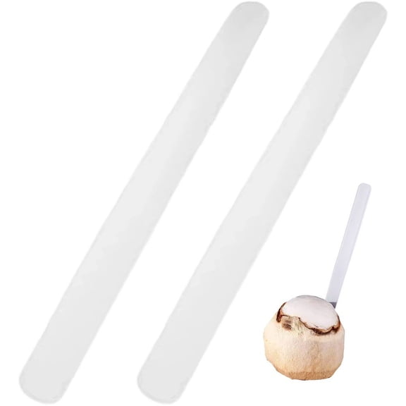 2 Pcs Coconut Opener, Coconut Meat Scraper, Soft Flexible Coconut Egg Tools Coconut Meat Removal Tool for Coconut Lovers Melon Ballers