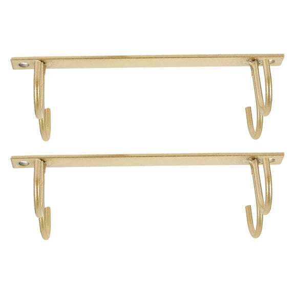 2 Pcs Label Hook Cup Holder under Kitchen Cabinet