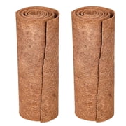 2 Pack Natural Coconut Fiber Coir Mat   39.4 x 15.7 Non-Slip Palm Pad, Wear-Resistant Reptile Terrarium Liner & Plant Warming Mat for Gardens, Pet Turtles & Blueberry Insulation