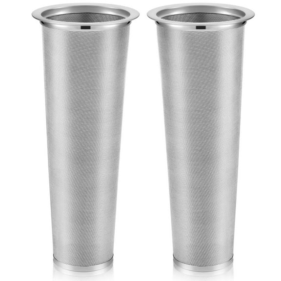 2 Pcs Cold Brew Coffee Filter Stainless Steel Filter Coffee Tea Infuser Strainer Canning Jar Mesh for Wide Mouth Mason Canning Jar, Iced Tea Maker