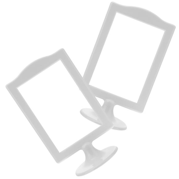 2 Pcs Collage Frame Photo Display Stand Artwork Wedding Table Numbers