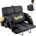 thumbnail image 1 of 2 Pcs Comfortable Stadium Grandstand Seat with Double Armrests and Lumbar Pillow, Multifunctional Storage, Portable, Foldable Outdoor Chair, 1 of 9