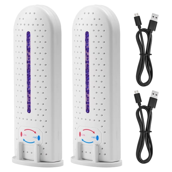 2 Pcs Compact Dehumidifier, Portable for Closets, Bedrooms, Basements, Energy-Saving, Efficient Moisture Removal, Adjustable Airflow
