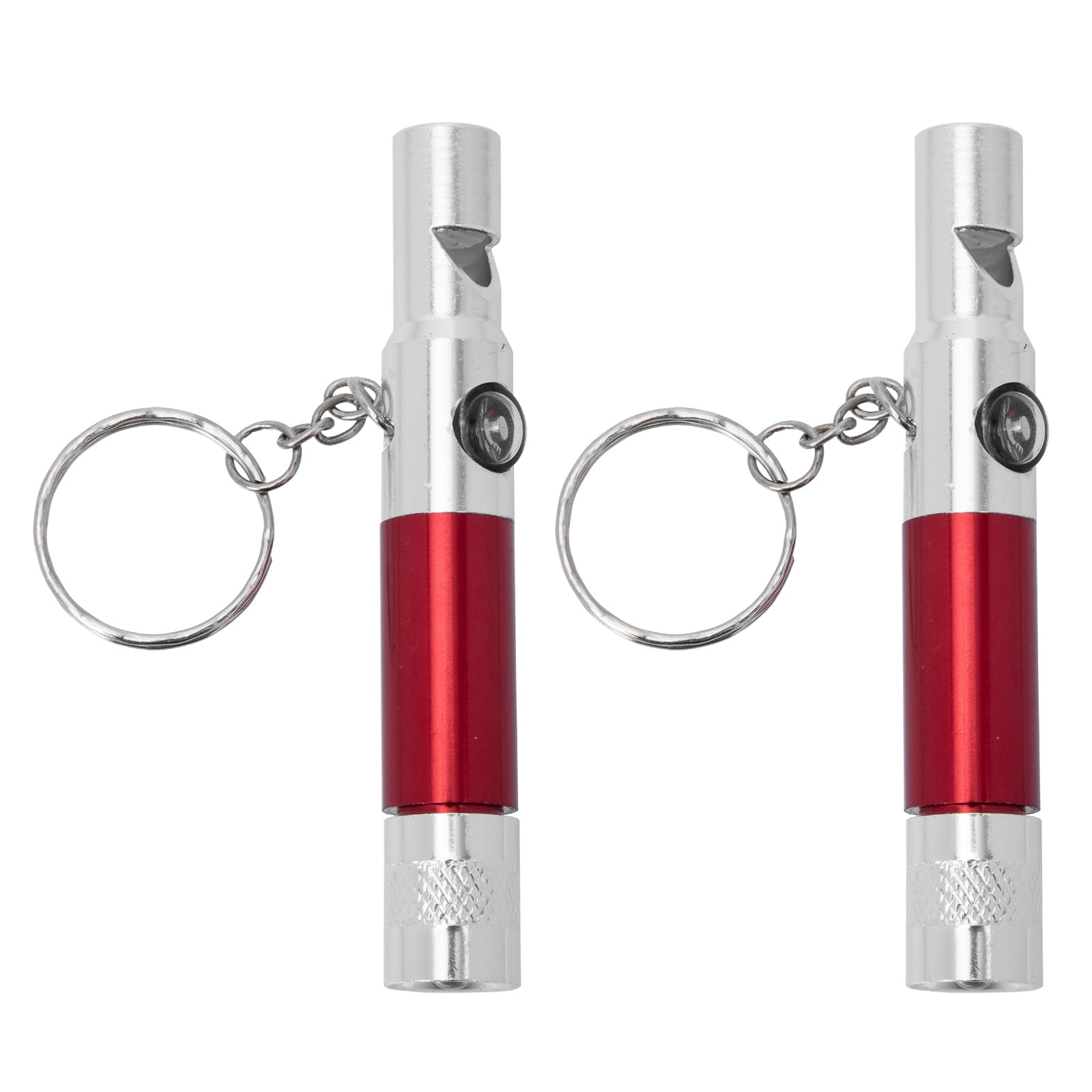 2 Pcs Compass Loud Outdoor Survival Whistles Hiking Safety Emergency