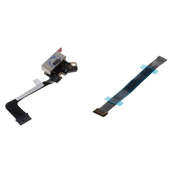 2 Pcs Computer Accessories:1 Pcs Charging Port Power Supply Dc & 1 Pcs A1502 Trackpad Flex Cable