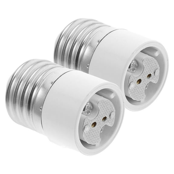 2 Pcs Convert Lamp Head Home Connectors Card Adapter Multiple Parts Gas Bottle Pipe Kit White