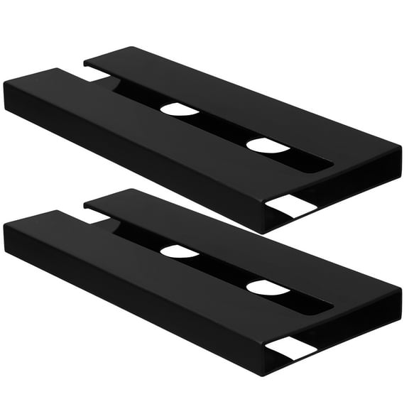 2 Pcs Cookie Mold Dust Plug Jewelry Wine Glass Rack 25.20X11.00X2.00CM Black