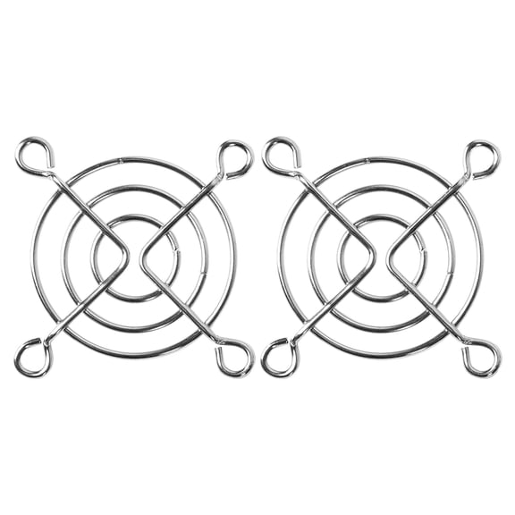 2 Pcs Cooling Fan Grill Protective Fan Finger Guard Metal Wire Fan Guard 50mm for PC CPU