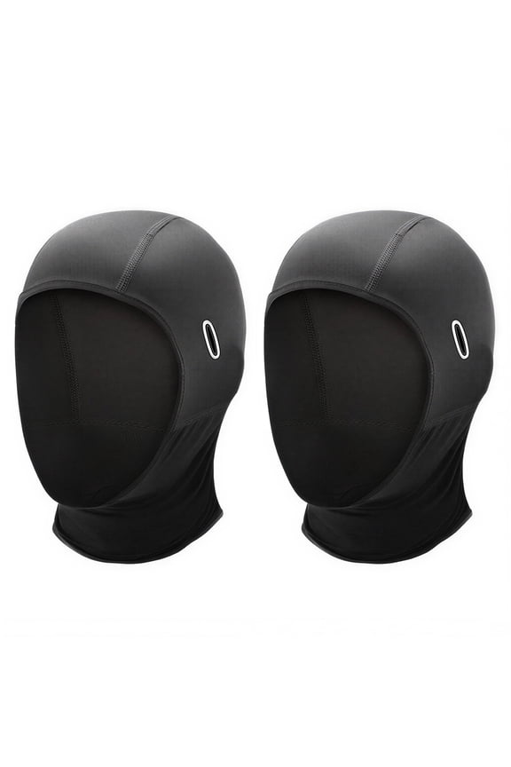2 Pcs Cooling Ice Silk Balaclava, UV Protection Helmet Liner Skull Cap
