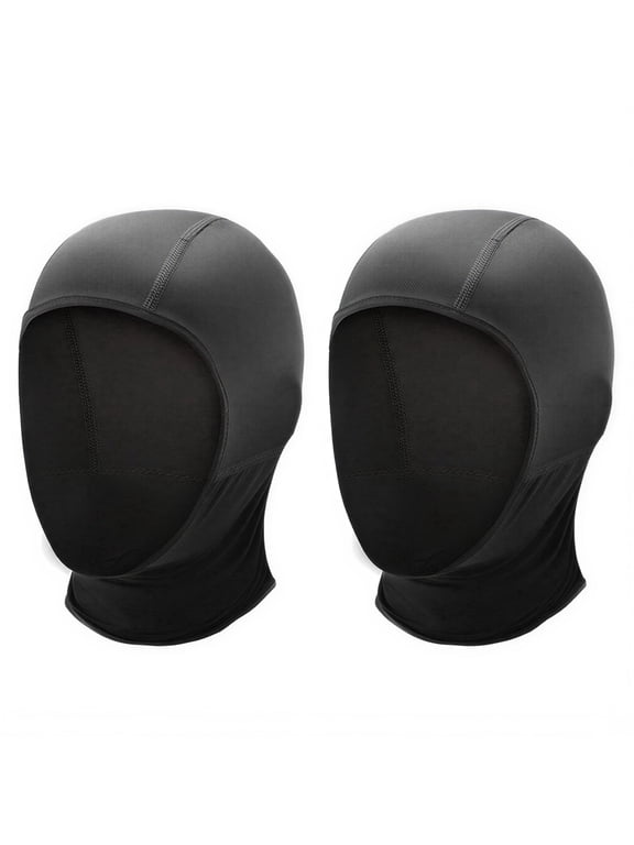 2 Pcs Cooling Ice Silk Balaclava, UV Protection Helmet Liner Skull Cap