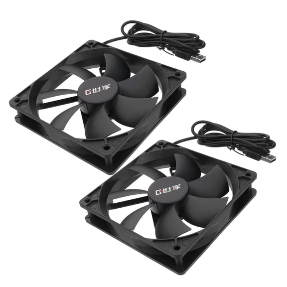 2 Pcs Cooling Rechargeable Durable Fan Portable Hard Drive