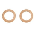 thumbnail image 1 of 2 Pcs Copper Tone Parts Washers Sealing Rings Retainers 26mm Inner Diameter, 1 of 2