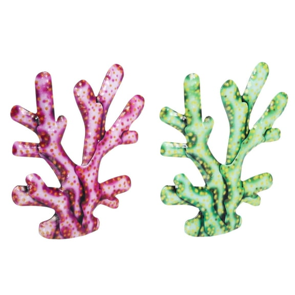 2Pcs Decorative Coral Wall Art Home Hanging Creative Wall Pendant