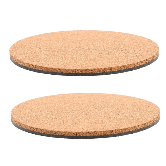 2 Pcs Cork Planter Mat Flowerpot Pad Gardening Coaster Coasters for Indoor Use Pads Large Drinks Tray Water Trays