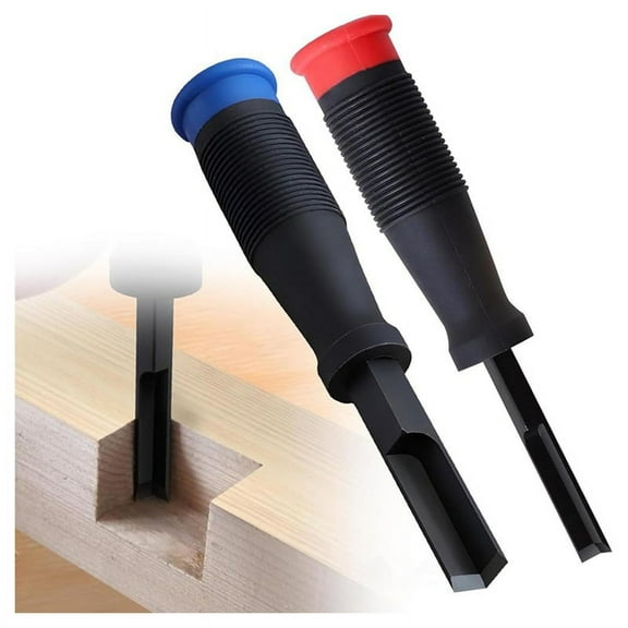 2 Pcs Corner Chisel, 90 Square Mortise Hinge Recess Wood Chisel Tool for Cutting Mortised Door