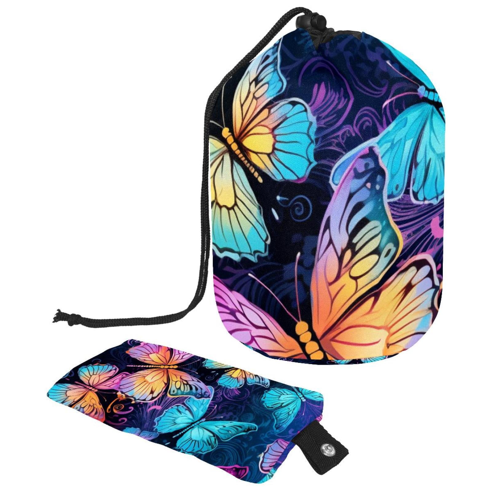 2 Pcs Cosmetic Bag bucket Travel Makeup Bags Large Capacity Soft