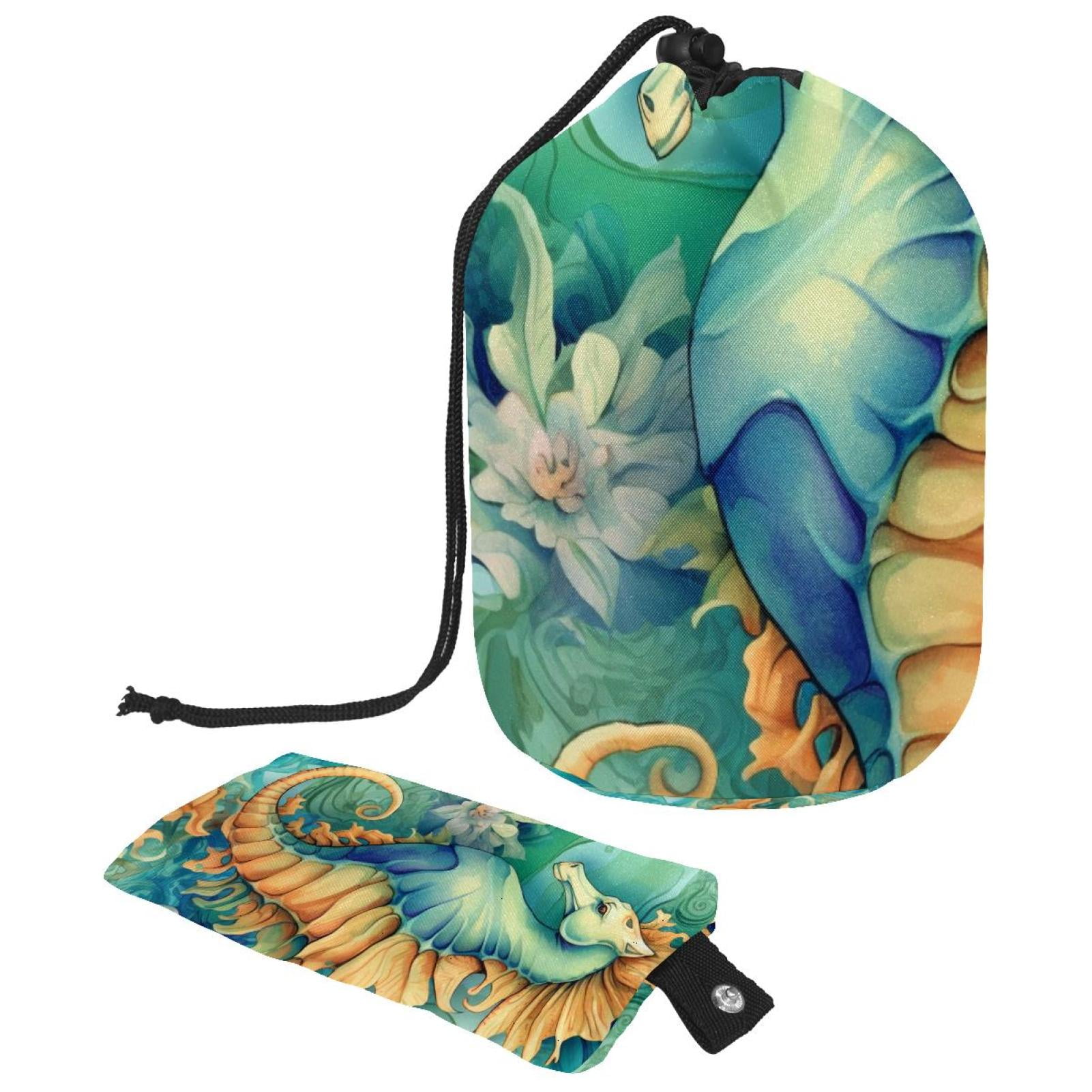 2 Pcs Cosmetic Bag bucket Travel Makeup Bags Large Capacity Soft