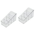 thumbnail image 1 of 2 Pcs Cosmetic Storage Box Cups Stemware Mini Silverware Office, 1 of 8