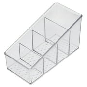 MERRYHAPY Plastic Tabletop Organizer Transparent Multi-Function for Home 2Pcs