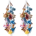 thumbnail image 1 of 2 Pcs Cotton Hanging Storage Chains for Stuffed Animal, Each Boho Display Chain Comes with 20 Metal Clips, Hanging Storage Organizer for Wall or Corner Nursery playroom, 1 of 4