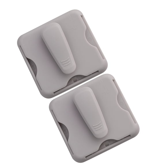 Homoyoyo Beige Plastic Car Sunshade Clips for Decoration and Organization 2Pcs