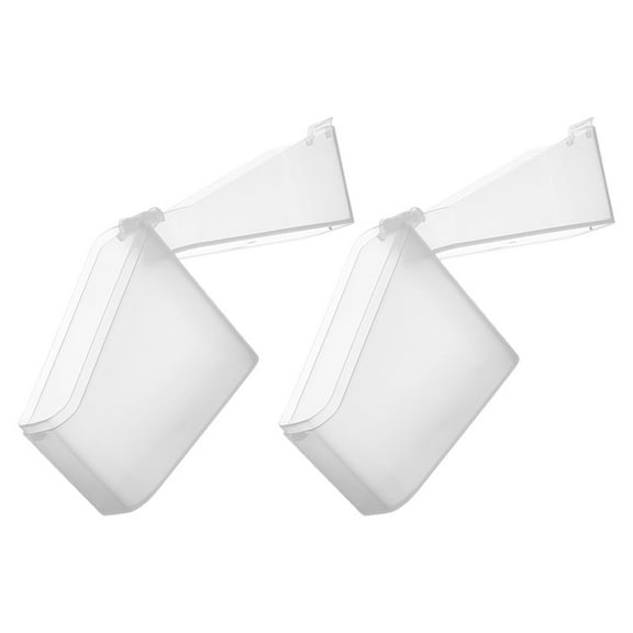 2 Pcs Crisper Cheese Keeper Butter Boxes Food Serving Cases Cheese Storage Containers