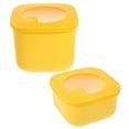 2 Pcs Crisper Refrigerator Fridge Boxes Cheese Keeper Butter Keeper Cheese Storage