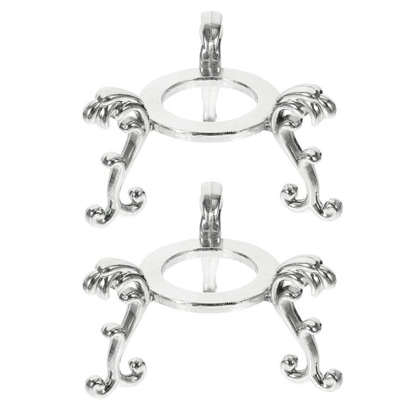 2 Pieces Crystal Display Stand Sphere Holder Tabletop Decor Bracket for Home Office Decoration