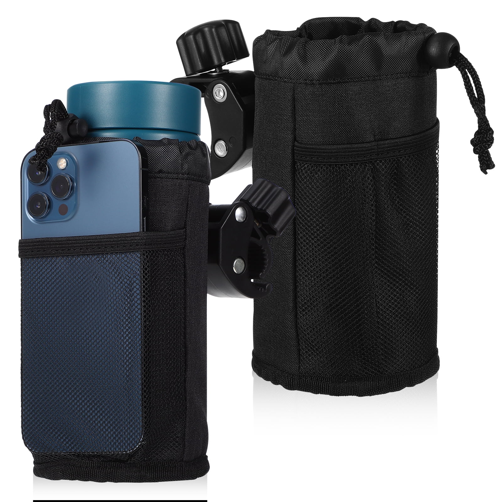 2 Pcs Cup Holder for Bike Handlebars Water Bottle Cage Bag Kids