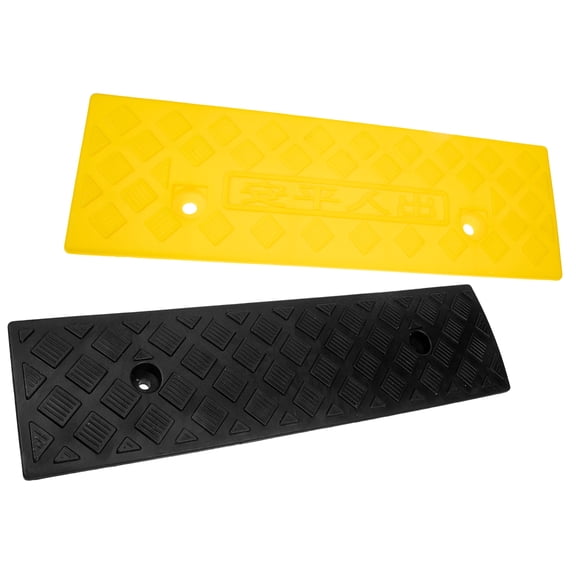 2 Pcs Curb Ramps for Driveway Loading Dock Shed Motorcycle Heavy Truck Wheelchair