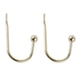 thumbnail image 1 of 2 Pcs Curtain Holdbacks, Wall Mounted Drapery Tiebacks, Curtain Hooks, Retro Window Hook, Metal Decorative Curtain Holdbacks for Bedroom, Livingroom, Office, 1 of 7