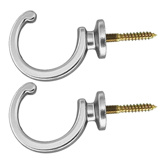 2 Pcs Curtain Hook Curtain Holdbacks Curtain Tie Backs Hooks Alloy Hooks