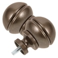 thumbnail image 1 of 2 Pcs Curtain Rod Plug Drapes Curtain Rod Fitting Rod End Protector Round Curtain Rod Finial Curtain Rod Plug, 1 of 1