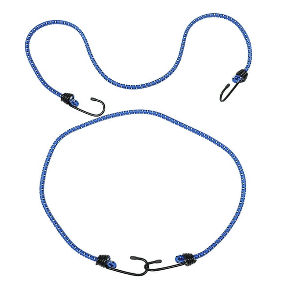 2 Pcs Curtain Rods for Windows Luggage Rope Elastic Cords