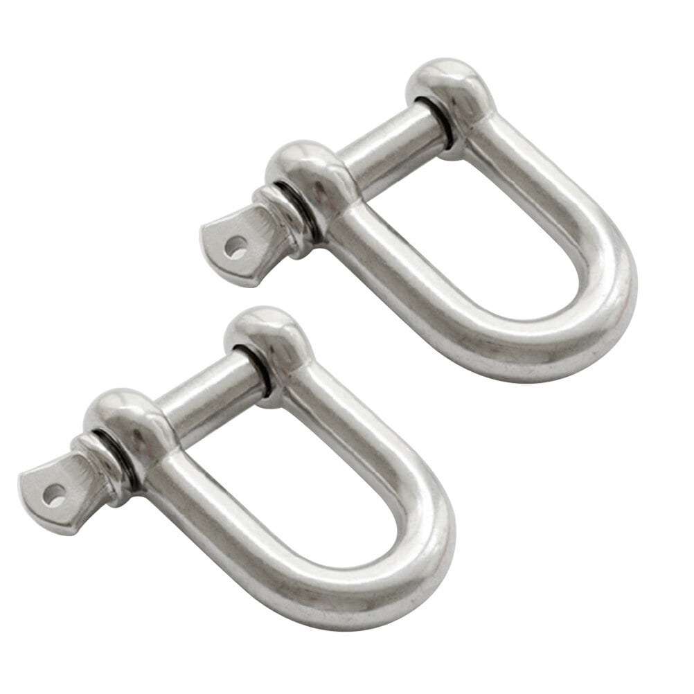 2 Pcs D Ring Shackle Mount Stainless Mounts Durable Use Rugged Off Road