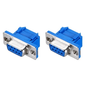 2 Pcs D-sub Connector DB9 9-pin 2-Row Female Serial Port Terminal Breakout
