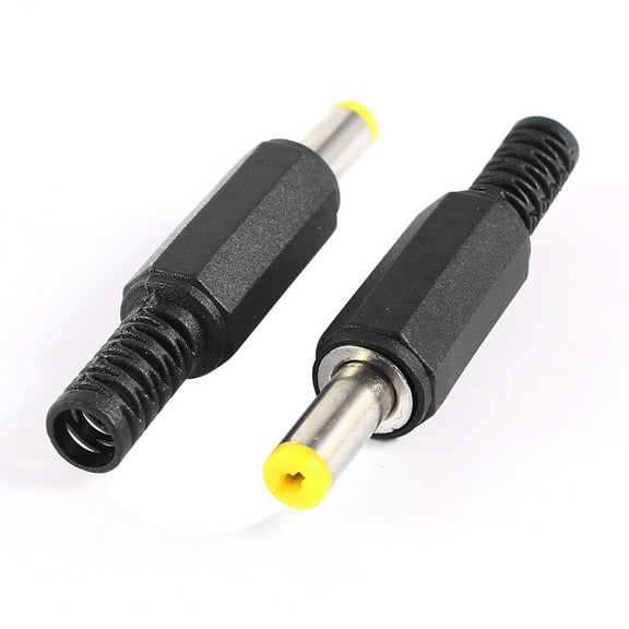 2 Pcs DC 4mmx1.7mm Power Cable Male Plug Jack Connector Adapter Replacement