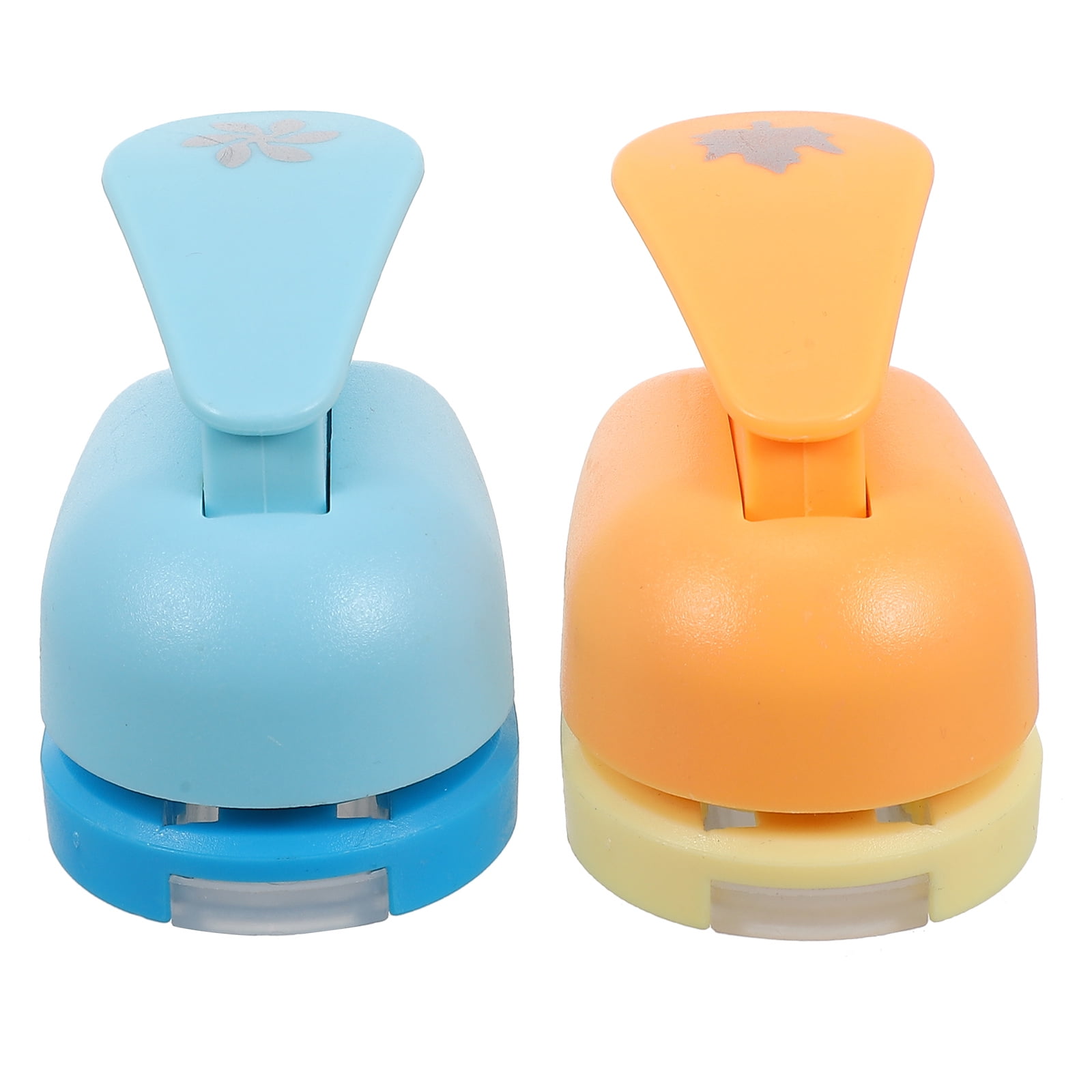 2 Pcs DIY Embosser Craft Art Punch Hole Household Leaves Decor Arts and