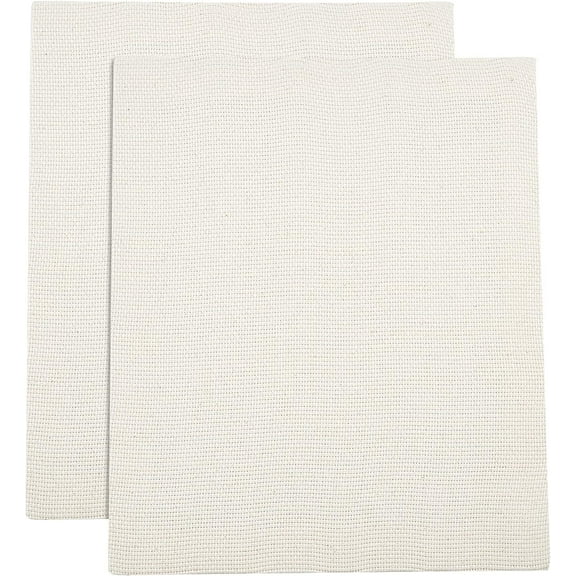 2 Pcs DIY Punch Needle Frame Covered with Cloth Needlework Fabric Punch Needle Cloth for DIY Craft Stitching Applique Embellishment 11.89.8 BurlyWood