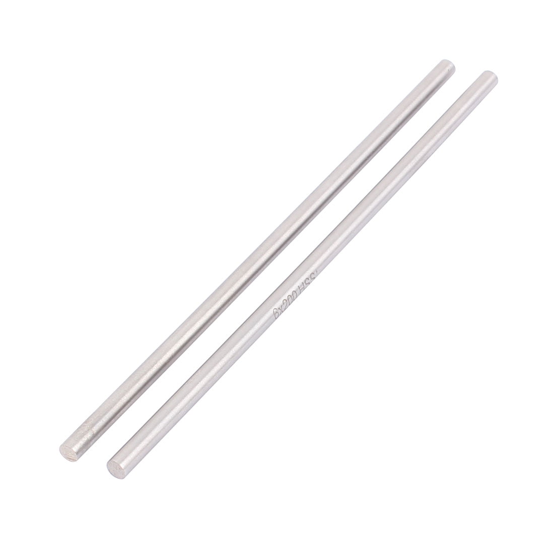 2 Pcs DIY RC Car Toy Model 200x6mm Straight Metal Round Shaft Rod Bars ...