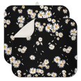 thumbnail image 1 of 2 Pcs Daisy Floral Dish Drying Mat - 16 X 18 Inch Absorbent Microfiber Kitchen Counter Mat – Quick-Dry Dish Rack Alternative, Dish Drying Pad for Dishes, Cups, Utensils, Pots & Pans, 1 of 3