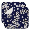 thumbnail image 1 of 2 Pcs Daisy Floral Dish Drying Mat - 16 X 18 Inch Absorbent Microfiber Kitchen Counter Mat – Quick-Dry Dish Rack Alternative, Dish Drying Pad for Dishes, Cups, Utensils, Pots & Pans, 1 of 3